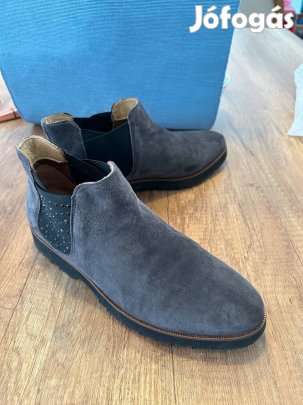 Bőr bokacsizma Salamander 39, kék