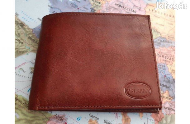 Bőr férfi pénztárca, új állapotú