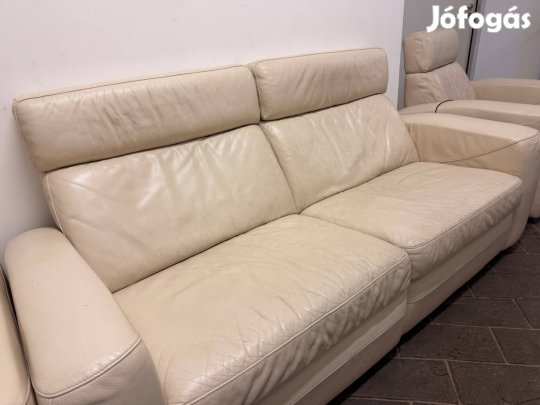 Bőr garnitúra 3+2+1 masszázs fotel