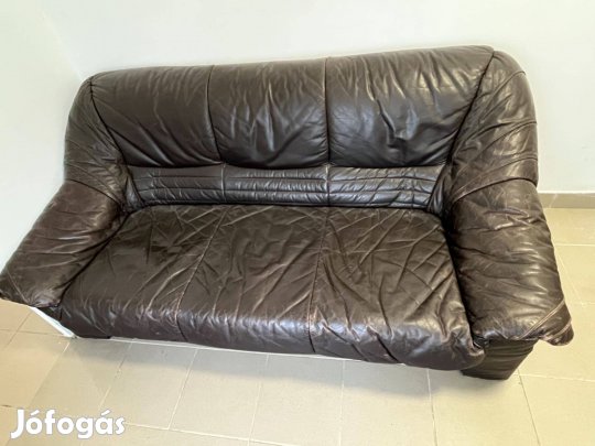 Bőr kanapé és fotel