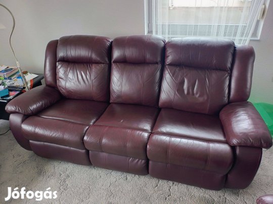 Bőr kanapé jó állapotban