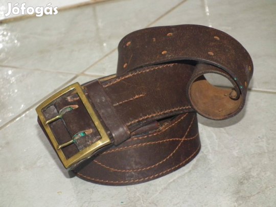 Bőr katonai öv derékszíj nadrágszíj nr.5