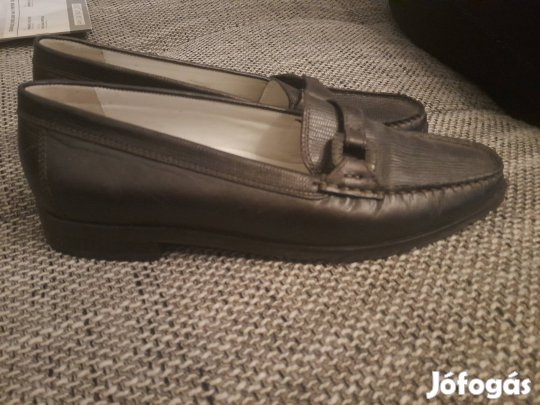 Bőr női sötétbarna cipő