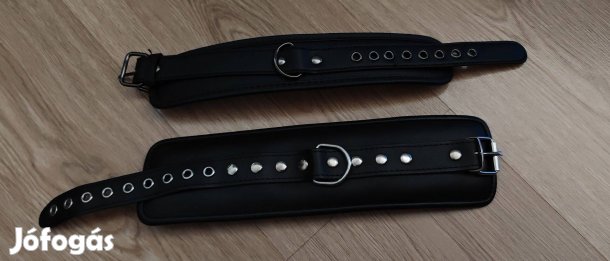 Bőr nyakpánt karpánt szett