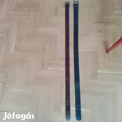 Bőr öv , derékszíj -2db