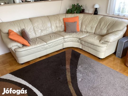 Bőr sarok ülőgarnitúra