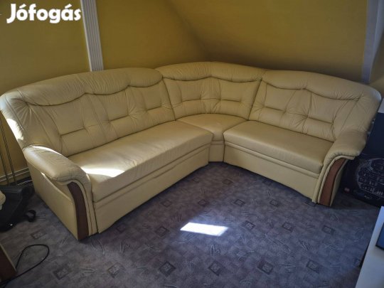 Bőr sarokkanapé
