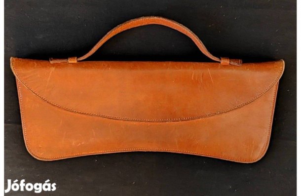 Bőr táska, retro, szép állapotban