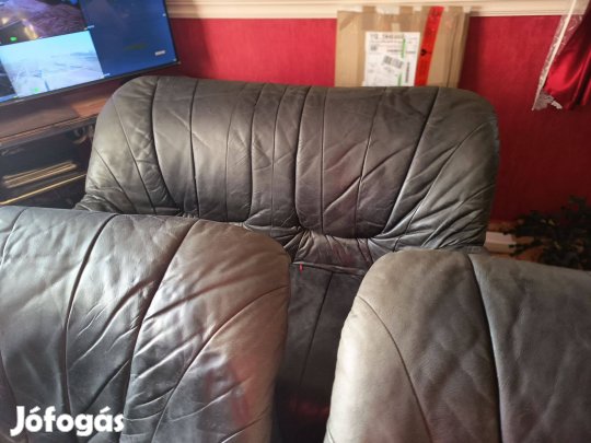 Bőr ülőgarnitúra