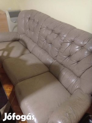 Bőr ülőgarnitúra