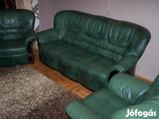 Bőr ülőgarnítura 3-1-1 Nagyon szép állapotú!