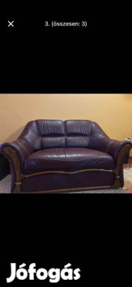 Bőr-ülőgarnitúra