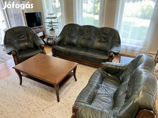 Bőr ülőgarnitúra