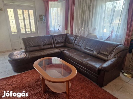 Bőr ülőgarnitúra