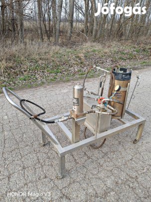 Borászati széndioxid töltő gép