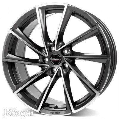 Borbet Borbet VTX grafit polírozott 8X18 5X108 ET45 CB72,6 | alufelni
