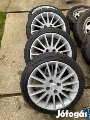 Borbet LS 16 4x100 - 195/45 R16 nyári abroncsokkal