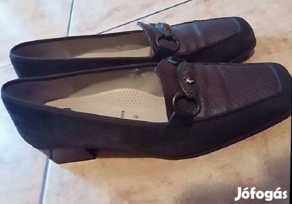 Bőrcipő Ara 39, csokibarna