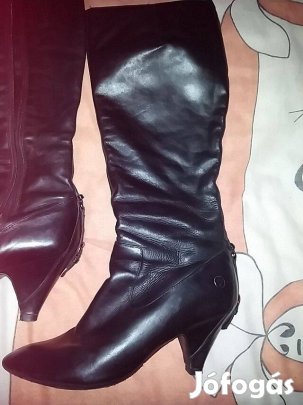 Bőrcsizma Bronx 39~Es Fekete