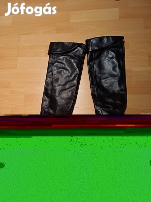 Bőrcsizma olasz 37es női