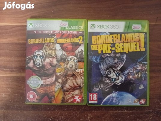 Borderlands Xbox 360 játékok egyben 