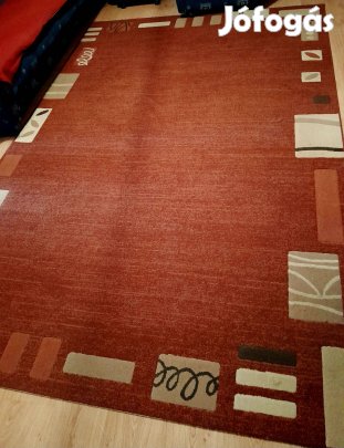 Bordó, mintás 190x290 cm szőnyeg eladó
