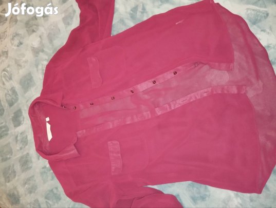 Bordó áttetsző ing