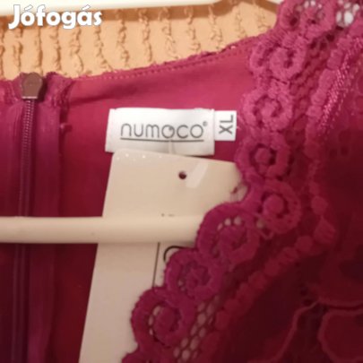Bordó csipke ruha