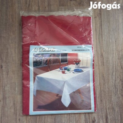 Bordó damaszt terítő 160x220, teljesen új