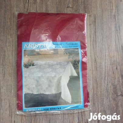 Bordó damaszt terítő 160x220, teljesen új