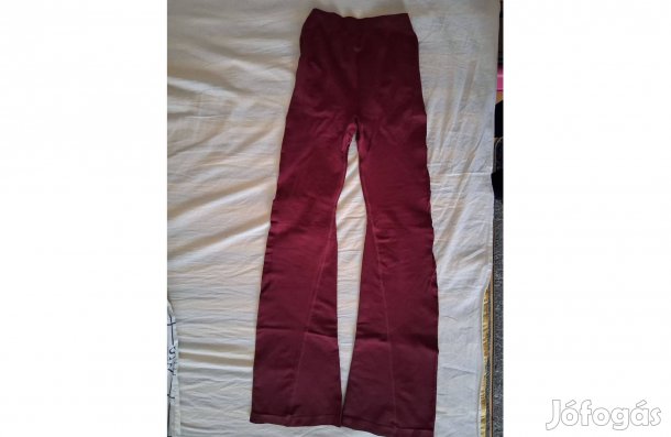 Bordó fitness leggings xs