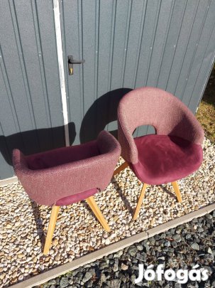 Bordó kárpitos új székek eladók