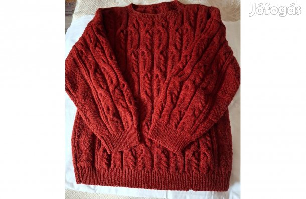 Bordó kötött pulcsi