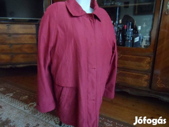 Bordó női átmeneti kabát L-es