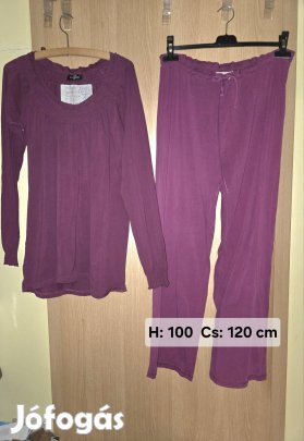 Bordó póló és  hasonlo nadrág