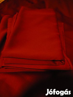 Bordó sötétítő függöny - blackout - két kisebb ablakra