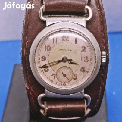 Borel Fils Co. / Ernest Borel WWII katonai stílusú Férfikaróra