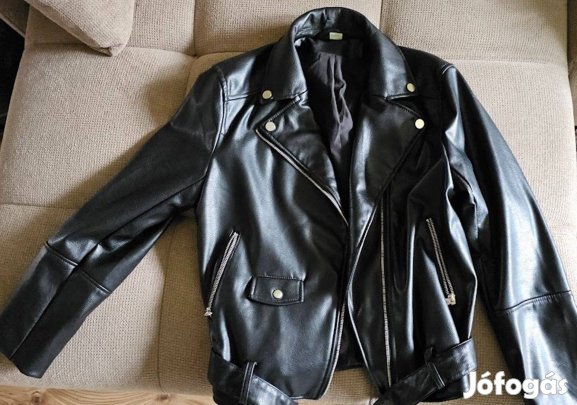 Bőrhatású dzseki, új, , S méret.teljesen új!!!!