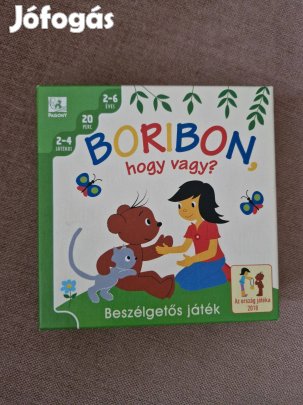 Boribon, hogy vagy? Beszélgetős játék, társasjáték