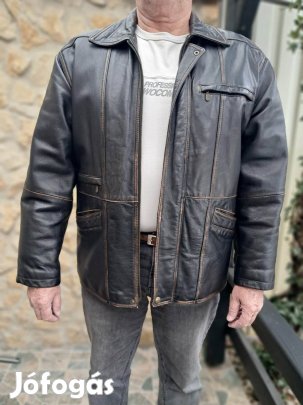 Bőrkabát "L"-es méret 52-54