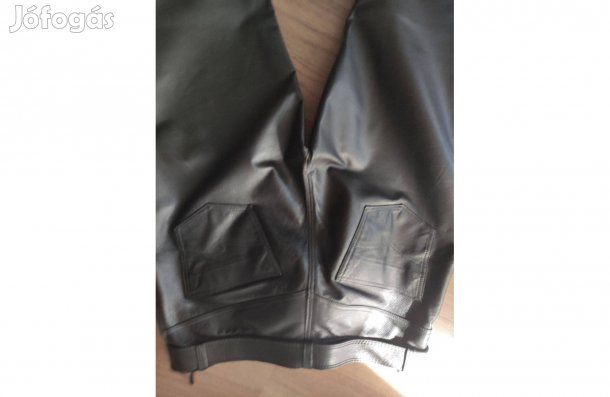Bőrkabát, bőrnadrág övvel, bőr dzseki, kabát, nadrág