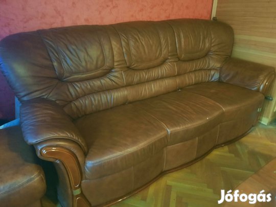 Bőrkanapé (210 x 100 x 100)