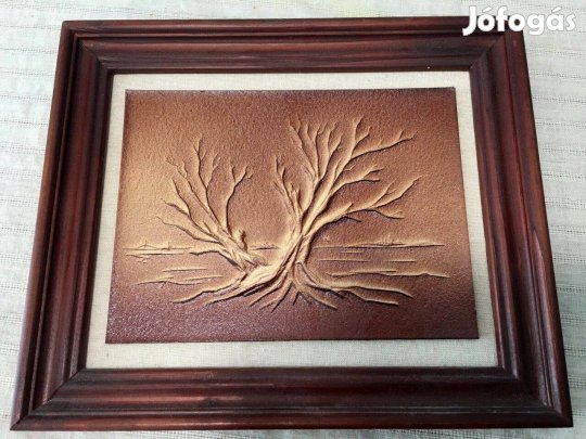 Bőrkép, falra akasztható