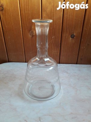 Borkínáló, metszett üveg - széles