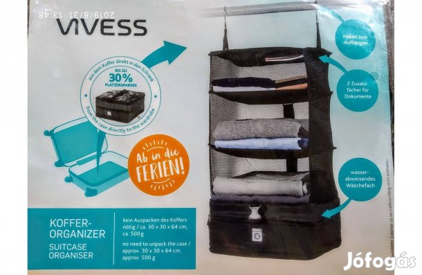 Bőrönd Szekrény Lakókocsi Rendező Új Kézipoggyász kabin bőrönd 64X30X