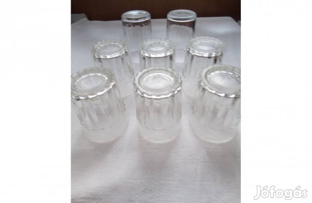 Boros üvegpohár retro