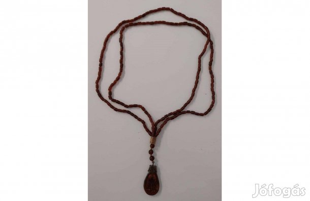 Borostyánhatású új női nyaklánc