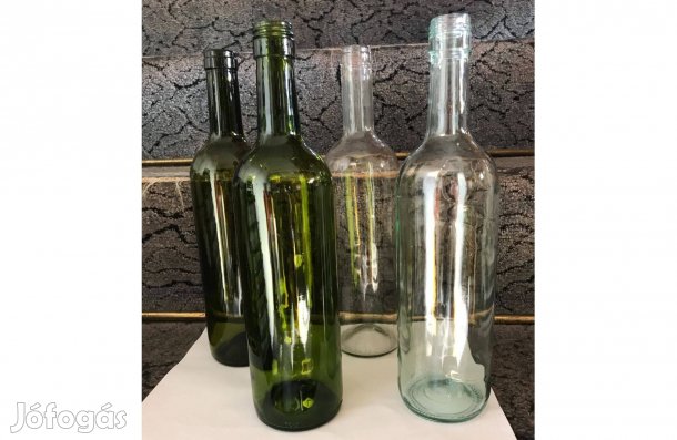 Borosüveg bordói boros üveg palack 0,75 liter mindenféle