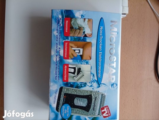 Borotva, elektromos, tölthető száraz/nedves a