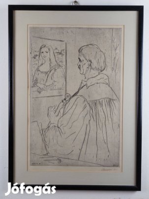 Borsos Miklos Önarckép Monalizával (T.68)